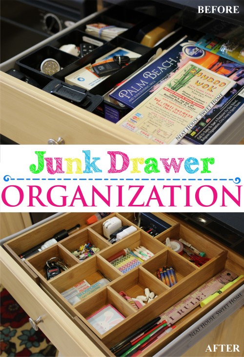 Organize your junk drawer in minutes.