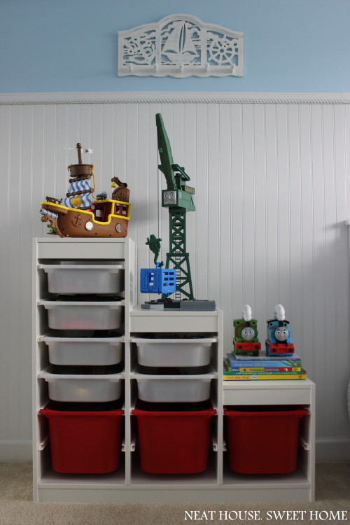 Toy organization with Ikea Trofast