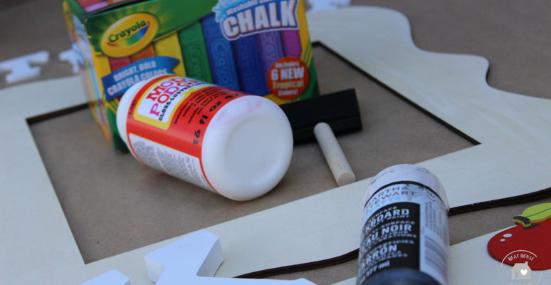 DIY Back to School Photo FRame