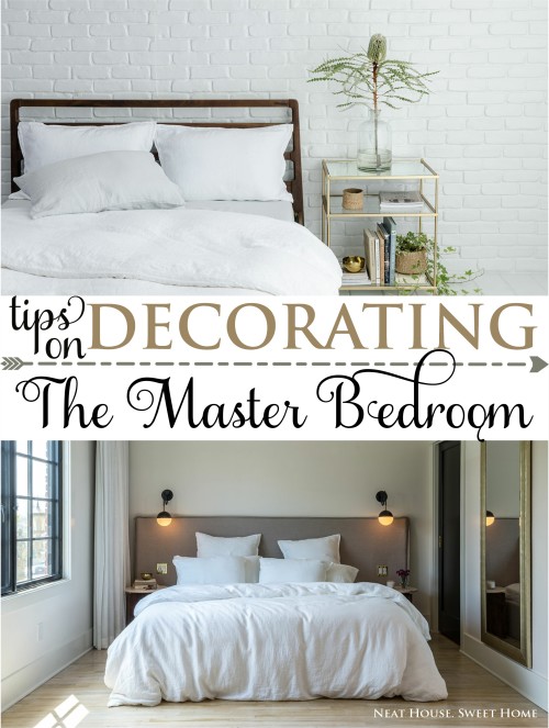 Tips on decorating the master bedroom