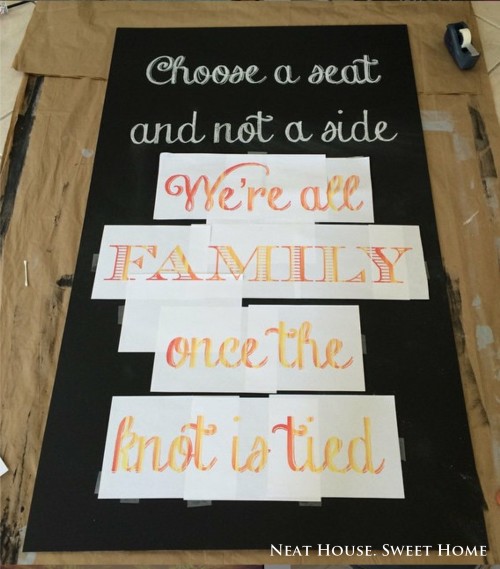 How to Make Large Chalkboard Signs