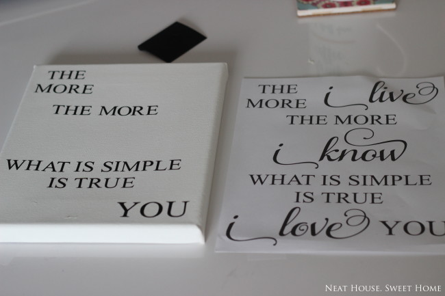 DIY Valentine's Day Wall Art with Silhouette Cameo