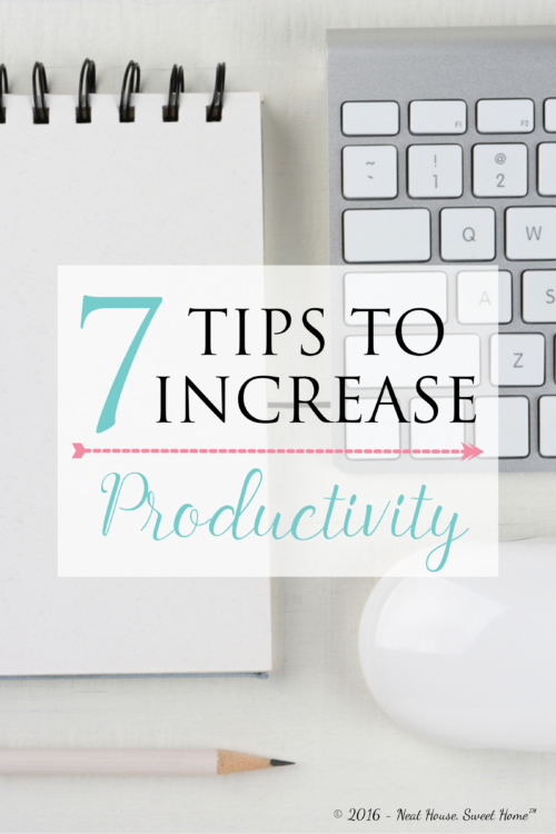 If you are looking to increase productivity at work -regardless of where you work from- these 7 tips will definitely help you get on track and have more time in your hands, and less stress in your mind.