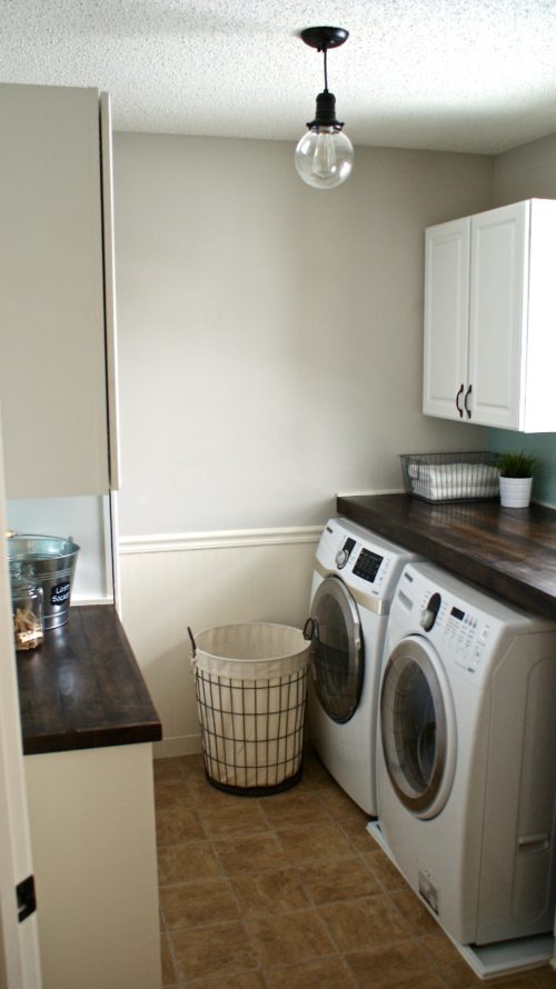 Azure Inspired Laundry Room Design Board