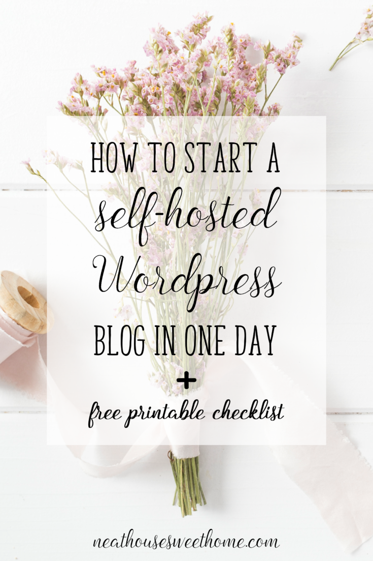 How to Start a Self-Hosted Wordpress Blog