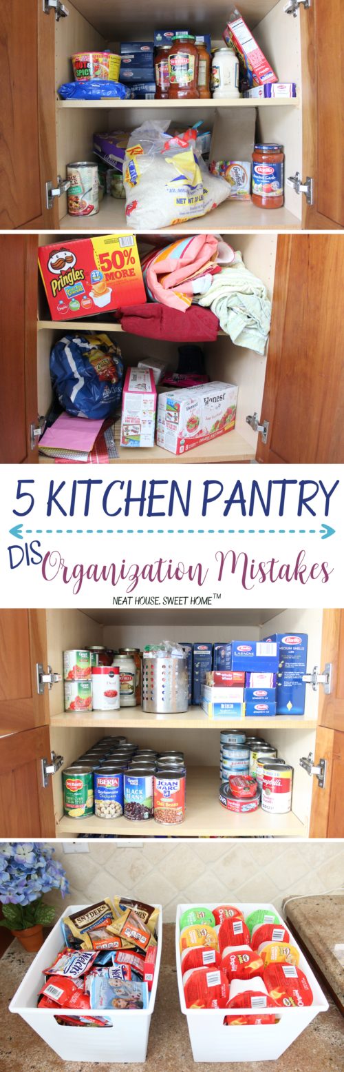 Is dinnertime chaotic in your household? Find out if you are making these 5 pantry organization mistakes.