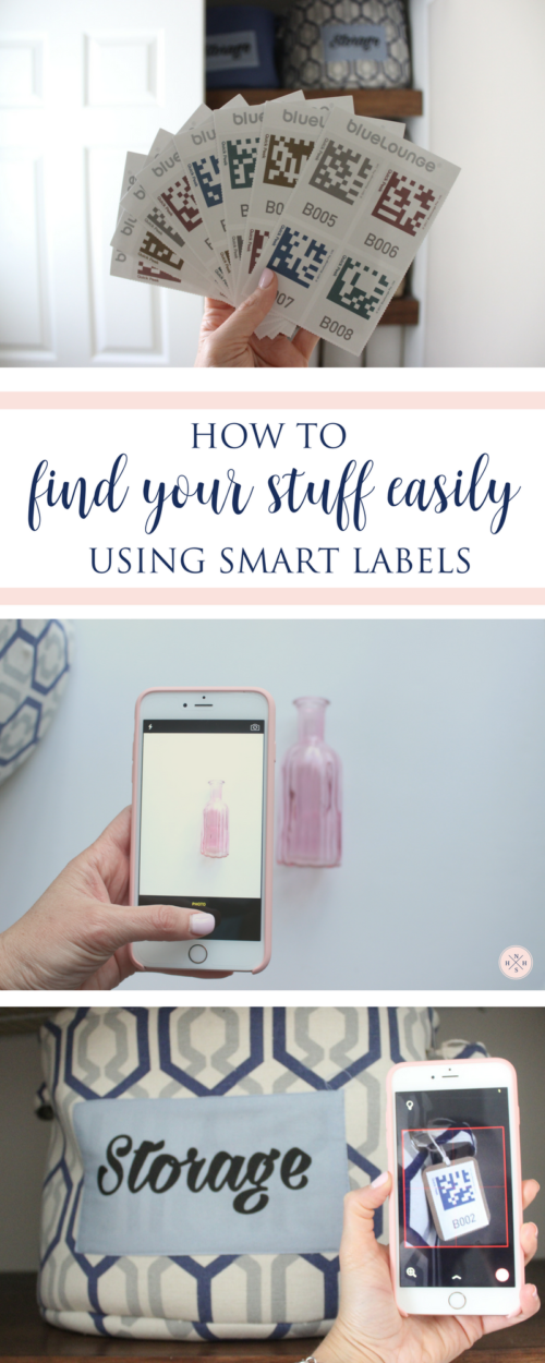 Stop wondering where your stuff is, and start organizing with smart labels. Great tool to facilitate access to your stuff!