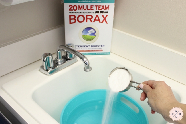 Yes, I only do laundry once a week!. Here are my 5 reasons why. Learn how Borax helps clean clothes and fabrics, naturally. #BoostWithBorax