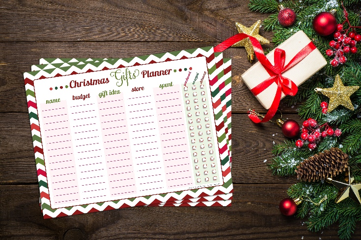 Christmas gifts planner
