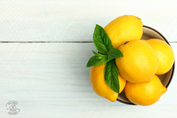 natural cleaning agent - lemon juice