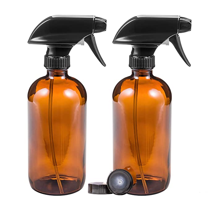 Amber Glass Spray Bottles