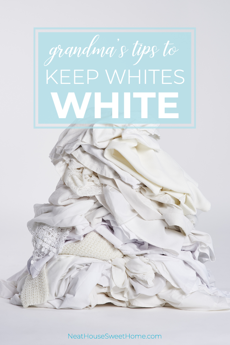 laundry tips for white clothes