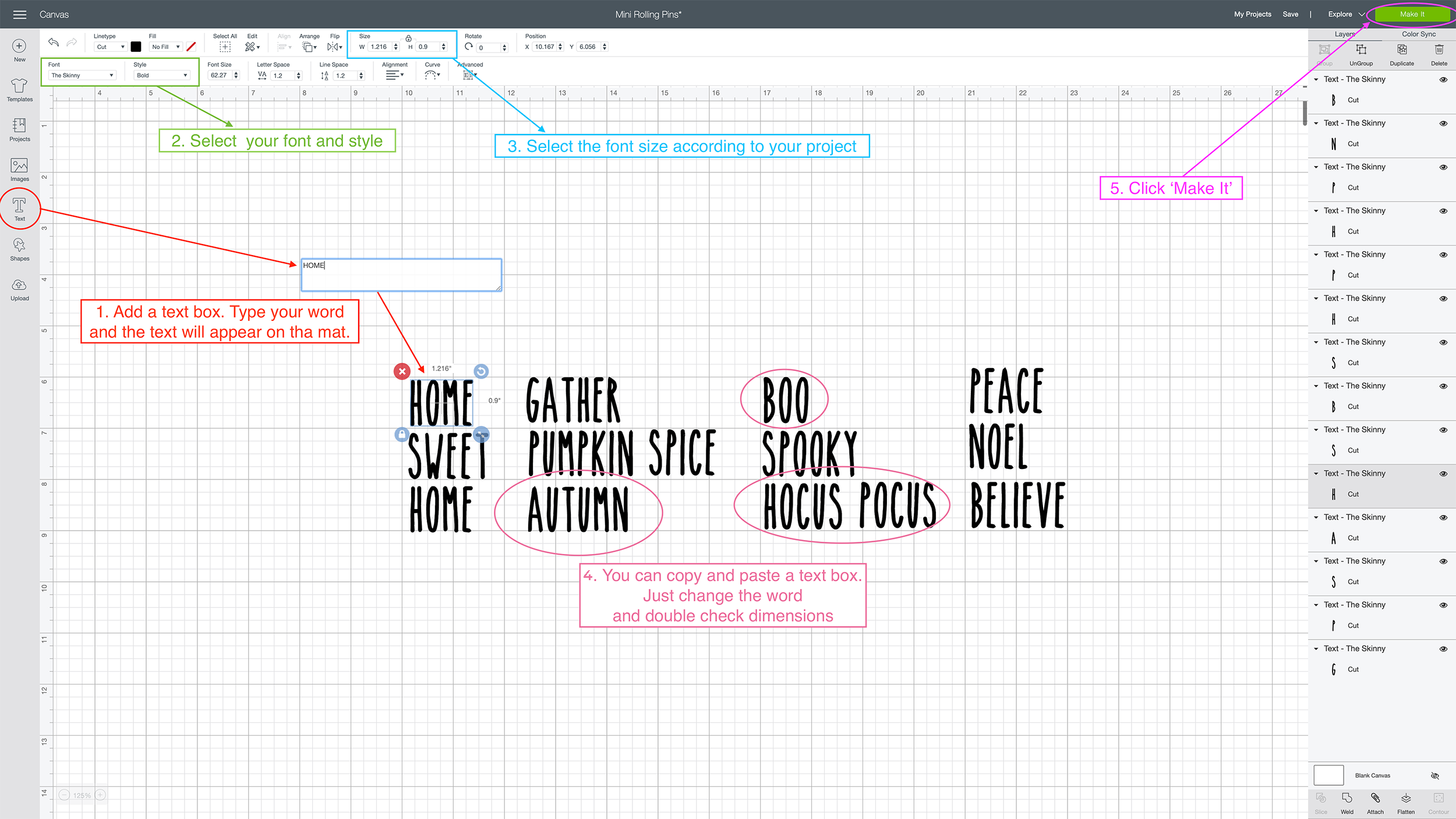 how to make decals screenshot cricut design space
