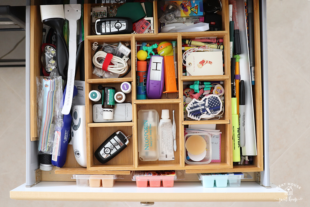 Junk drawer organization