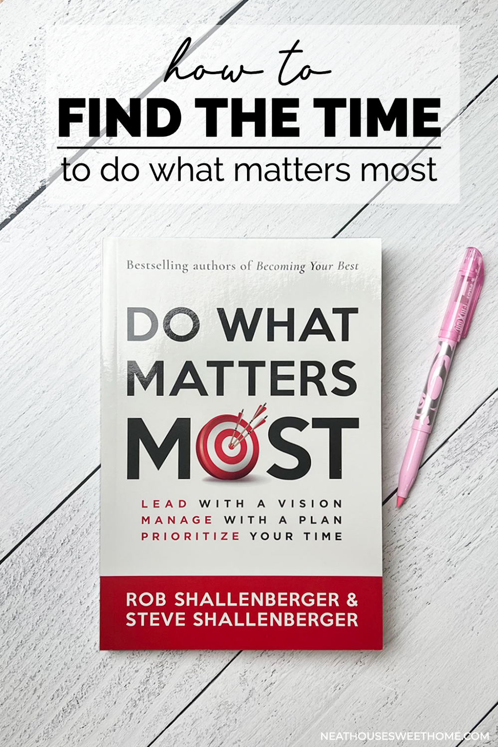do what matters most book