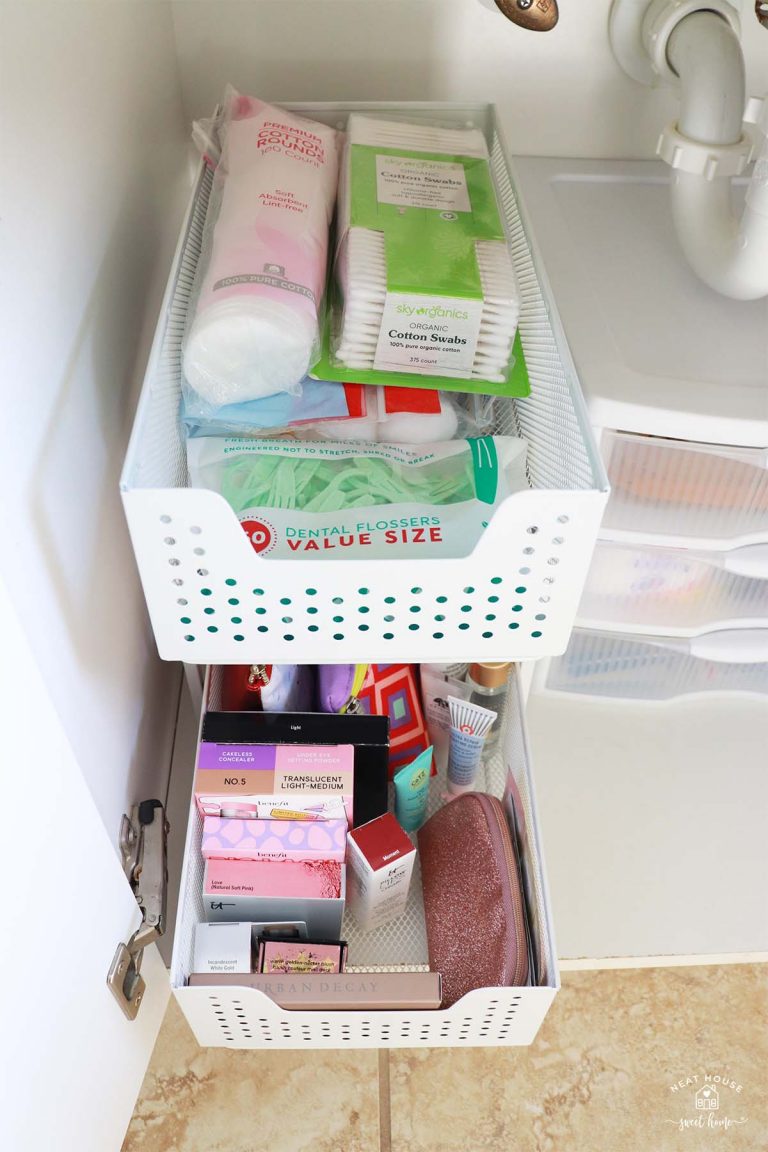 Under Sink Bathroom Storage