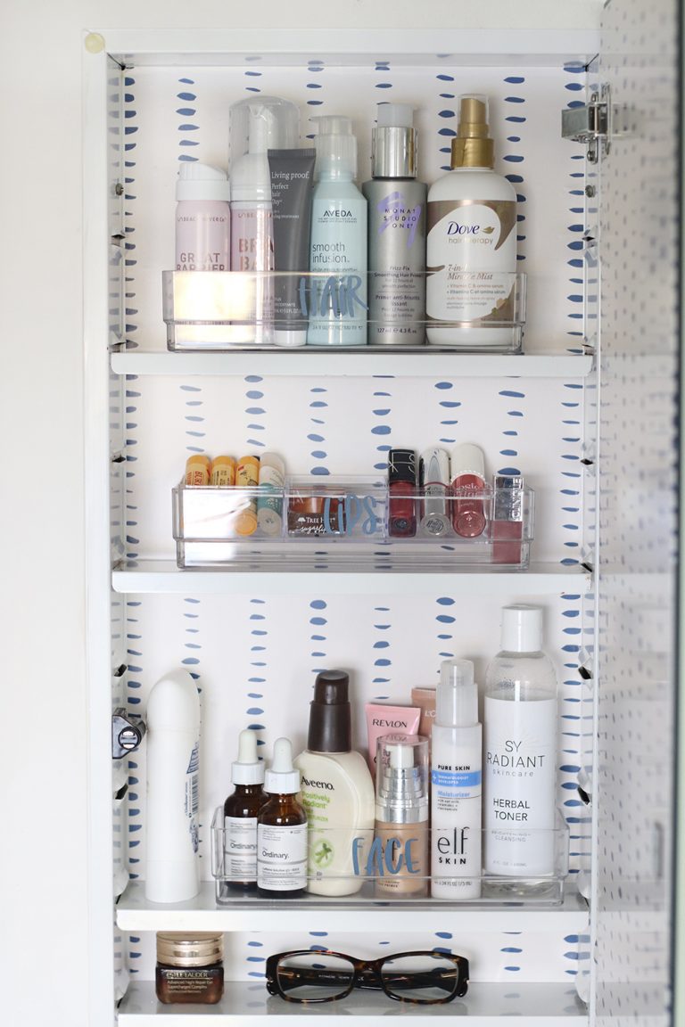Bathroom Mirror Cabinet Organization