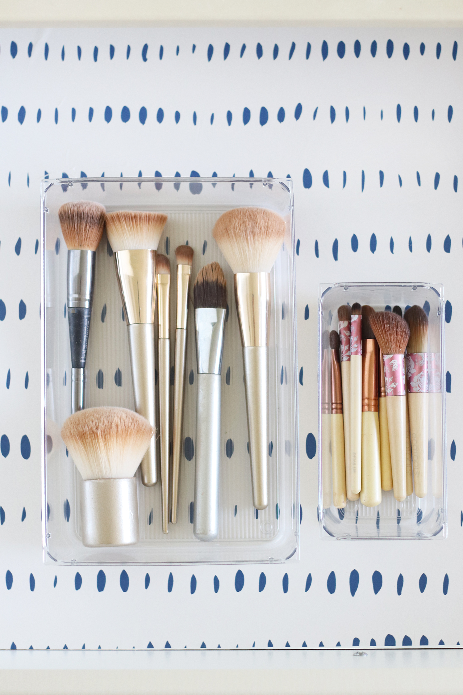 makeup drawer organization