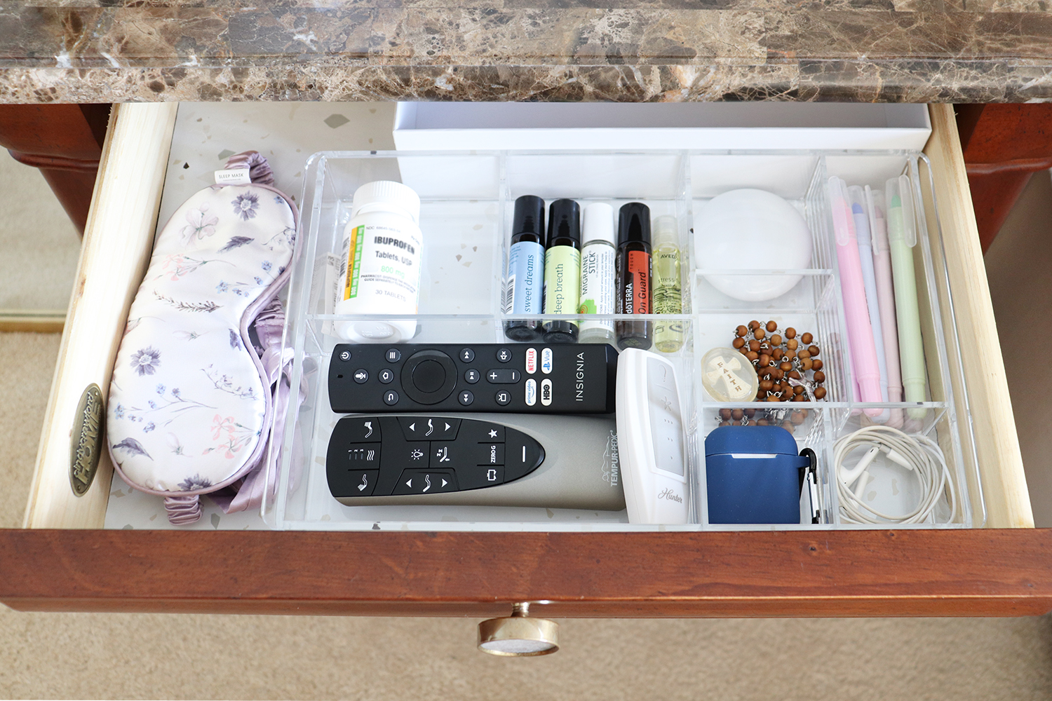 nightstand drawer organizer