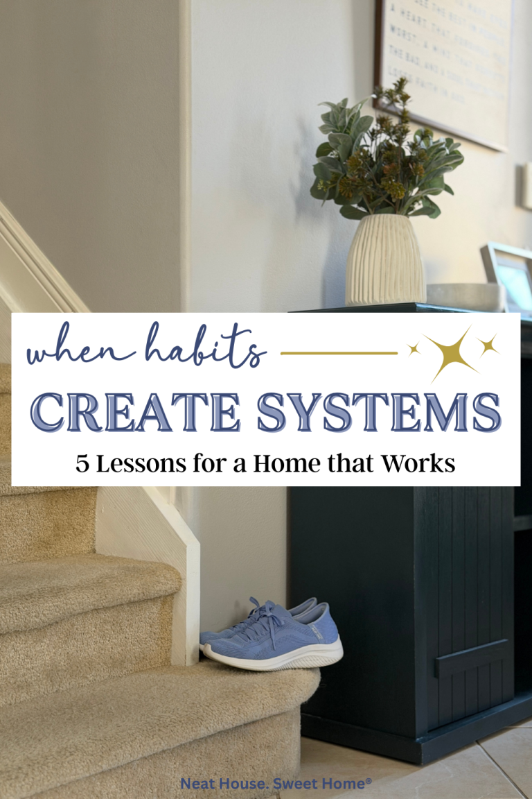 Home Structure Routine Important Simple Home Organization Systems: 5 Lessons That Work • Neat House ...