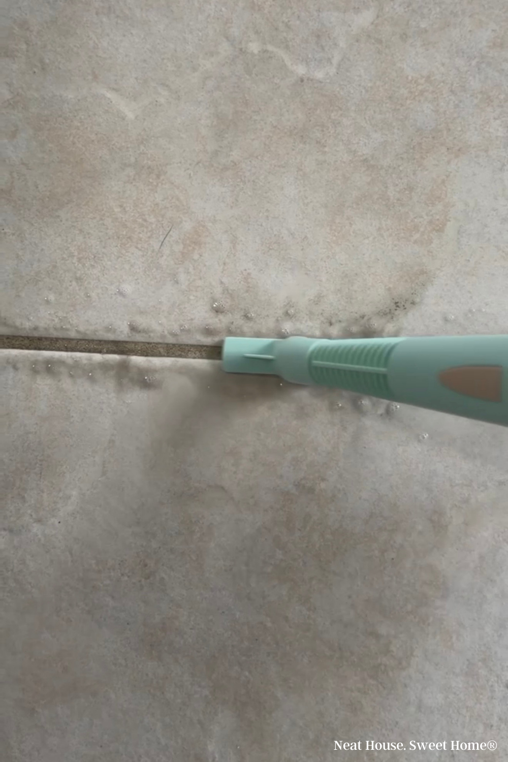 steam cleaning kitchen grout lines